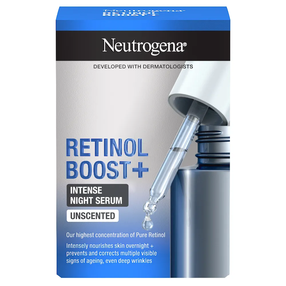 Neutrogena Retinol Boost+, intenzivni nočni serum (30 ml)